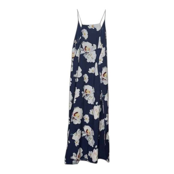 Eliane Rose Dresses & Skirts - Eliane Rose Navy Blue Floral Maxi Dress with Spaghetti Straps